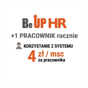 BeUp HR +1 pracownik rocznie